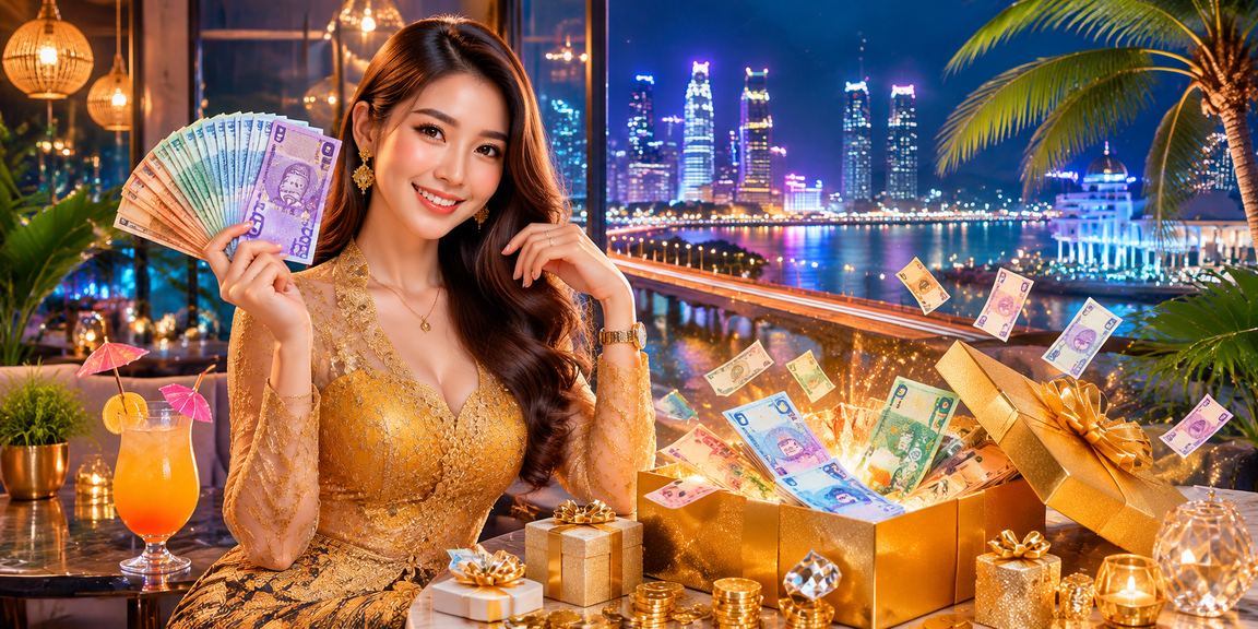 Penjudi wanita berbaju kebaya di Johor menikmati platform dalam talian