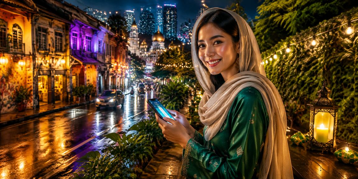 Kasino mudah alih Pulau Pinang suasana Hari Raya